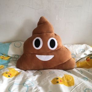 Poop Emoji Plush Pillow